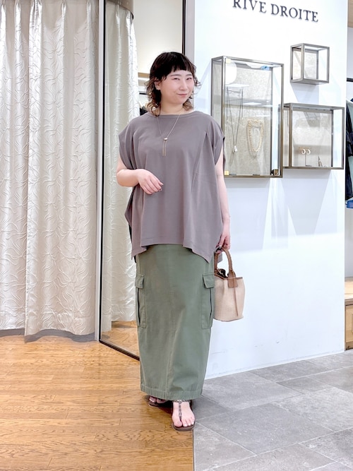 【R.good(アールドットグッド)】Wスライドモチーフネックレス