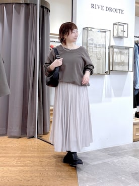 「アイテム（スウェット）」を使った、rd_canaさん（レディース・158cm）の秋コーディネート