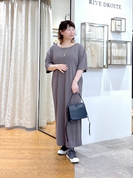 「着痩せコーデ」｜「アイテム（ワンピース/ドレス）」を使った、rd_canaさん（レディース・158cm）の夏コーディネート