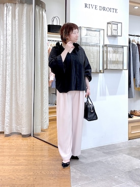 「フリルトップス」｜rd_canaさん（レディース・158cm）の夏コーディネート