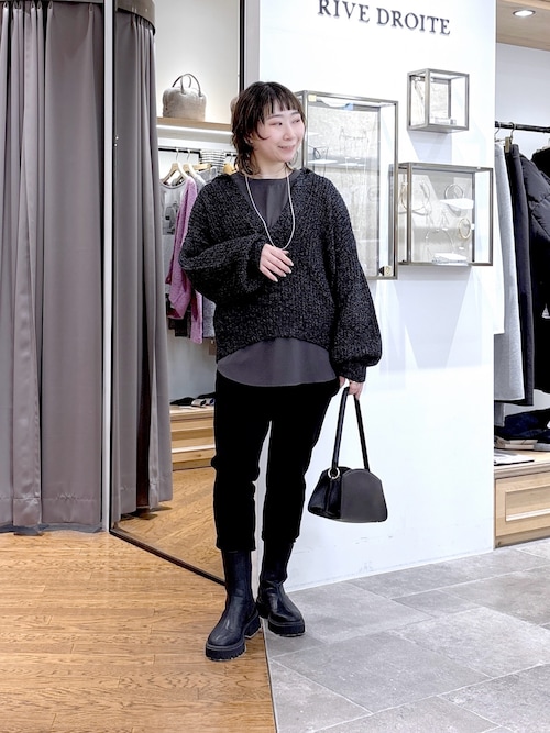 RIVE DROITE ブラウス RIVE DROITE（リヴドロワ） ブラウス シャツ 「リバイバル」ドロスト