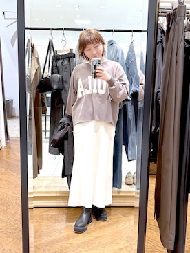 「アイテム（スウェット）」を使った、rd_canaさん（レディース・158cm）の秋コーディネート