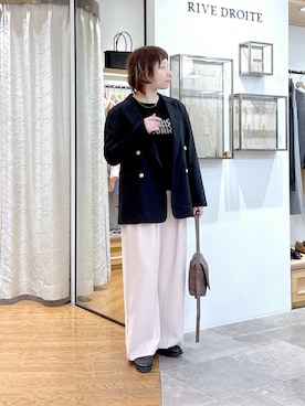 「オンオフ兼用」｜「アイテム（バッグ）」を使った、rd_canaさん（レディース・158cm）の夏コーディネート