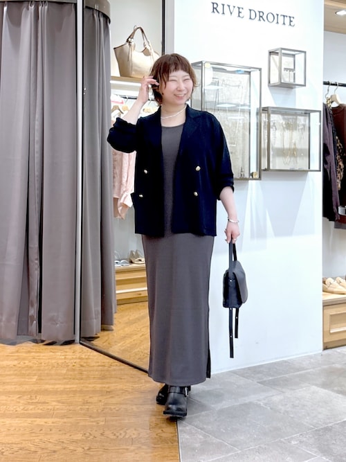 季節の変わり目に/接触冷感】ニットジャケット（テーラードジャケット