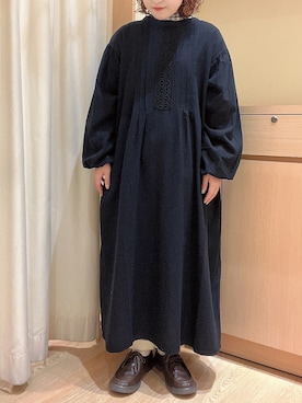 「コーデュロイパンツ」｜orinaさん（レディース・153cm）の冬コーディネート