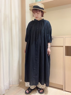 「インド綿」｜orinaさん（レディース・153cm）の夏コーディネート