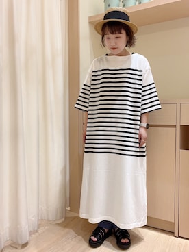 「sm2rhythm（サマンサモスモスリズム）のアイテム（パンツ）」を使った、orinaさん（レディース・153cm）の春コーディネート