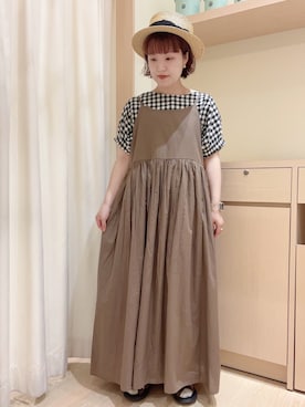 「インド綿」｜orinaさん（レディース・153cm）の夏コーディネート