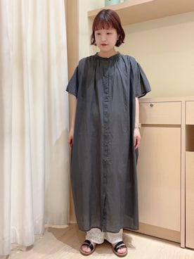 「インド綿」｜orinaさん（レディース・153cm）の夏コーディネート