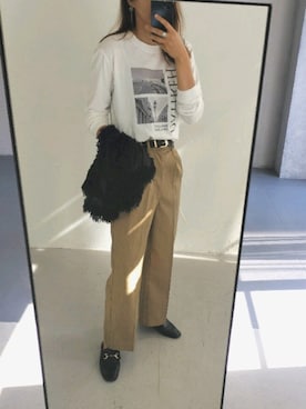 「CLEIO（クレイオ）のアイテム」を使った、nishi3さん（レディース・161cm）の夏コーディネート