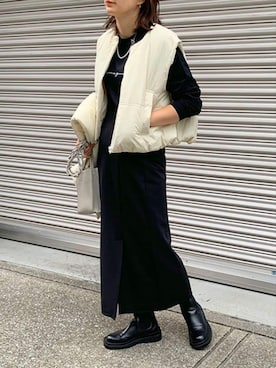 「vingtrois（バントロア）のアイテム」を使った、nishi3さん（レディース・161cm）の秋コーディネート