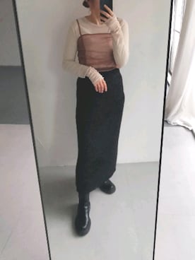 nishi3さん（レディース・161cm）の冬コーディネート