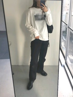 「UNIT CHEST（ユニットチェスト）のアイテム」を使った、nishi3さん（レディース・161cm）の秋コーディネート