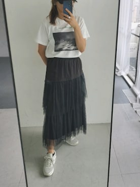 「UNIT CHEST（ユニットチェスト）のアイテム」を使った、nishi3さん（レディース・161cm）の夏コーディネート