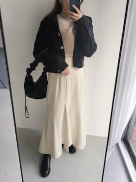 「CLEIO（クレイオ）のアイテム」を使った、nishi3さん（レディース・161cm）の秋コーディネート