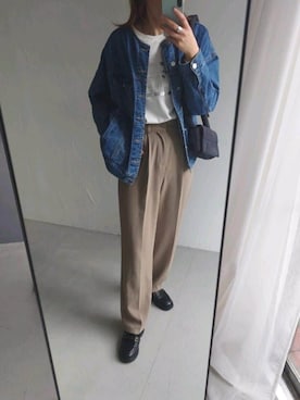 「CLEIO（クレイオ）のアイテム」を使った、nishi3さん（骨格ナチュラル・レディース・161cm）の春コーディネート