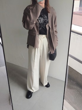 「CLEIO（クレイオ）のアイテム」を使った、nishi3さん（骨格ナチュラル・レディース・161cm）の春コーディネート