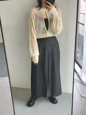 nishi3さん（レディース・161cm）の冬コーディネート