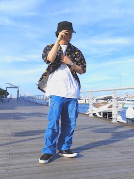 「ファッションの力を信じよう」｜KaWaMaさん（メンズ・175cm）の夏コーディネート