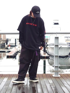 「AVIREX DEPOT」｜KaWaMaさん（メンズ・175cm）の春コーディネート