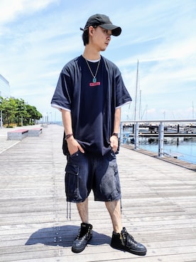 「ファッションの力を信じよう」｜KaWaMaさん（メンズ・175cm）の夏コーディネート