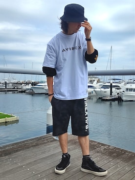 「AVIREX DEPOT」｜KaWaMaさん（メンズ・175cm）の春コーディネート