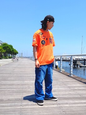 「AVIREX DEPOT」｜KaWaMaさん（メンズ・175cm）の春コーディネート