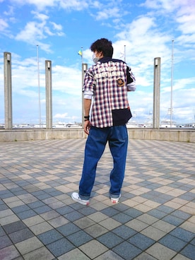 「ファッションの力を信じよう」｜「アイテム（スリッポン）」を使った、KaWaMaさん（メンズ・175cm）の夏コーディネート