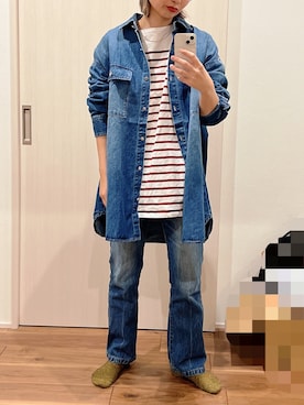 yuさん（レディース・158cm）の春コーディネート