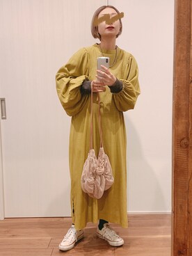 yuさん（レディース・158cm）の冬コーディネート