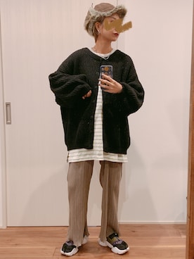 yuさん(レディース・158cm)の冬コーディネート