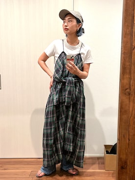 yuさん（レディース・158cm）の夏コーディネート