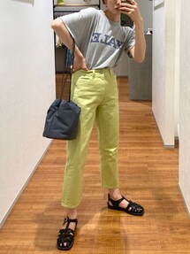 ハイウエストルーズカラーデニム|アングリッド(Ungrid)アウトレット