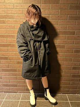 「RNA（アールエヌエー）のアイテム（ジャケット/アウター）」を使った、ユリさん（レディース・158cm）の冬コーディネート