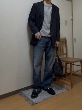 「GAP（ギャップ）のアイテム（パンツ）」を使った、Takamatsu さん（メンズ・172cm）の春コーディネート