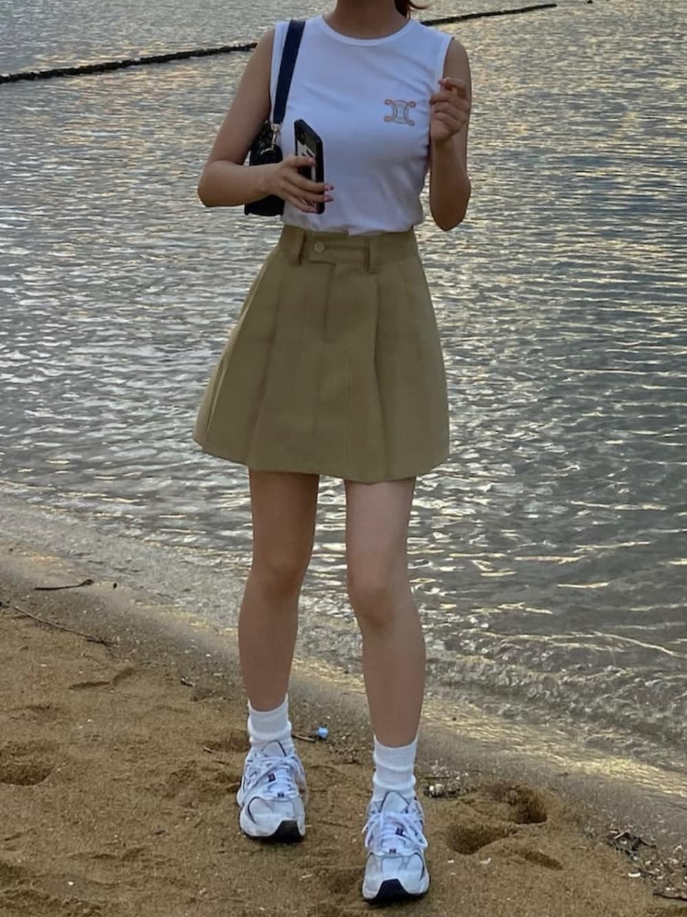 【希少】CELINE セリーヌ キャミソール スタッズ ロゴ　夏コーデ 24SS【CELINE】トリオンフ タンクトップ コットンジャージー
