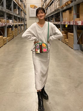 「お洒落好きな人と繋がりたい」｜ANYYさん（レディース・169cm）の春コーディネート