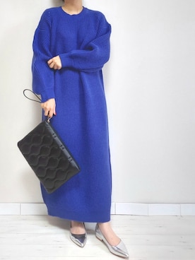 「M.deux（エムドゥ）のアイテム（ワンピース）」を使った、M.deux STAFF１さん（レディース・148cm）の秋コーディネート