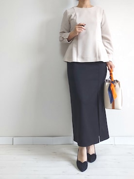 M.deux STAFF１さん（レディース・148cm）の冬コーディネート