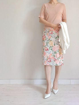 「きれいめコーディネート」｜M.deux STAFF１さん（レディース・148cm）の春コーディネート