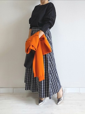 「M.deux（エムドゥ）のアイテム」を使った、M.deux STAFF１さん（レディース・148cm）の秋コーディネート
