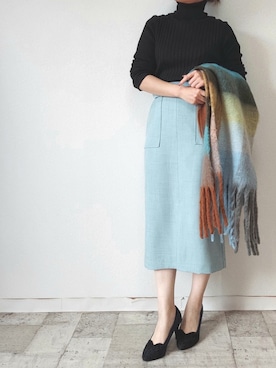 「きれいめコーディネート」｜M.deux STAFF１さん（レディース・148cm）の冬コーディネート