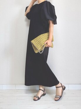 「M.deux（エムドゥ）のアイテム（ワンピース）」を使った、M.deux STAFF１さん（レディース・148cm）の春コーディネート