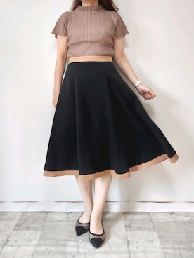 「M.deux（エムドゥ）のアイテム（トップス）」を使った、M.deux STAFF１さん（レディース・148cm）の夏コーディネート