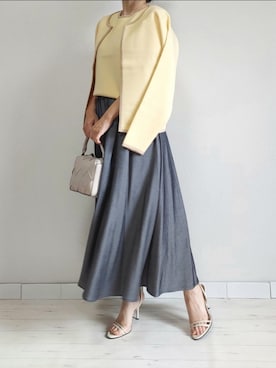 「M.deux（エムドゥ）のアイテム」を使った、M.deux STAFF１さん（レディース・148cm）の秋コーディネート