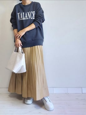 「M.deux（エムドゥ）のアイテム」を使った、M.deux STAFF１さん（レディース・148cm）の秋コーディネート