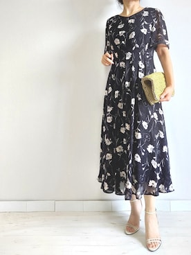 「M.deux（エムドゥ）のアイテム（ワンピース）」を使った、M.deux STAFF１さん（レディース・148cm）の夏コーディネート