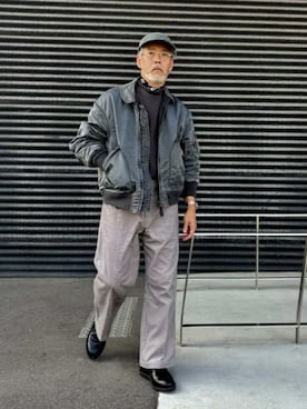 Uさん(メンズ・174cm)の秋コーディネート