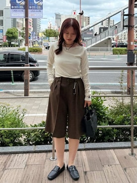 「MOHI（モヒ）のアイテム」を使った、Uさん（レディース・155cm）の夏コーディネート