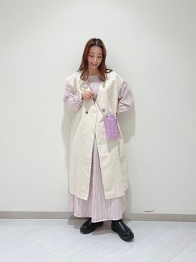 akaneさん（レディース・155cm）の冬コーディネート